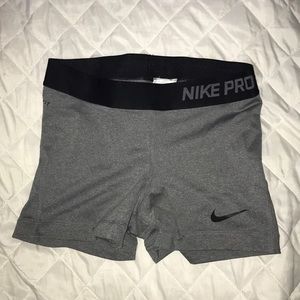 Nike Pro dri-fit compression shorts, small